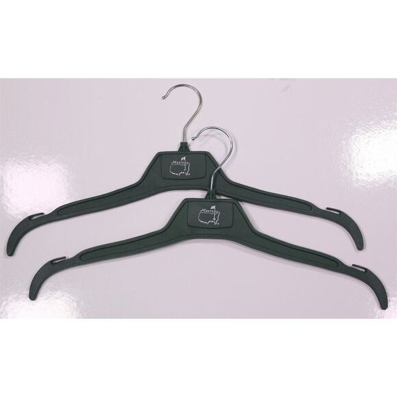 Augusta National Golf Club The Masters Golf Shirt Clothing Hanger Rare! Lot of 2
